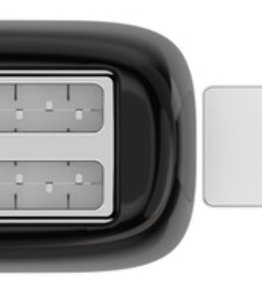 Тостер Maxvi KT723P черный