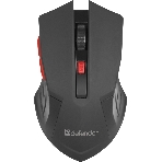 Мышь беспроводная Defender Accura MM-275 красный, 1600 dpi, радиоканал, USB, кнопки - 6, фото5