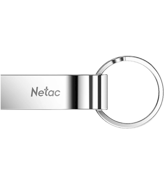 Флешка USB Netac U275 (NT03U275N-064G-20SL), 64Gb, USB 2.0, R/W 50/15, серебристый