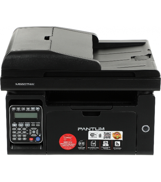 МФУ лазерное Pantum M6607NW, A4, ч/б, печ. до 22 стр/мин., скан. до 22 стр/мин., 1200x1200dpi, USB, RJ-45, Wi-Fi, проектная модель