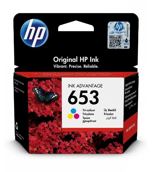 Картридж HP 653 струйный трехцветный (200 стр)