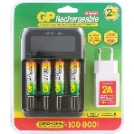 Аккумулятор + зарядное устройство GP PowerBank 270AAHCMHSPBA-2CR4 AA NiMH 2700mAh (4шт) блистер, фото3