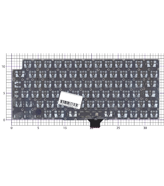 Клавиатура для ноутбука Apple MacBook Pro 14 16 A2442 A2485 Late 2021 Г-образный Enter