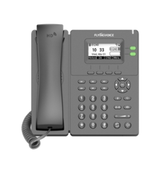 Телефон IP Flyingvoice P20G серый (упак.:1шт)