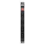 Блок Gembird EHB8-4, 1 вход С14/8 выходов C13, с защитой для 19'. 16A. 1U., фото7