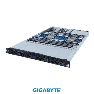 Серверная платформа Gigabyte R182-340 (rev. 100) 1U, 4x3.5'; SAS/SATA, 2xXeon® Scalable Gen3, 32xDIMM, 2x1Gb/s (Intel® I350-AM2), 2xPCIE x16,1xOCP 3.0, 1xOCP 2.0, 2x1300W, 6NR182340MR-00-xxx (600174)