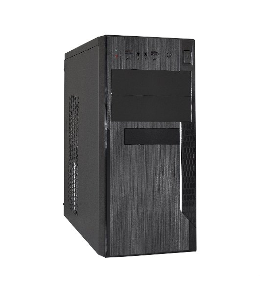 Компьютерный корпус Minitower ExeGate EX299311RUS MA-373X-UNS450 (mATX, БП UNS450 с вент. 12см, 2*USB, аудио, черный)