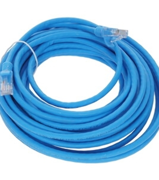 Патч-корд LSZH медный UTP Cablexpert PP30-10M/B cat.5e, 10м, литой, многожильный, синий