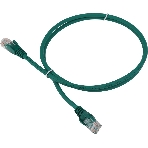 Патч-корд LANMASTER LSZH UTP cat.5e, 0.5 м, зеленый, фото 1