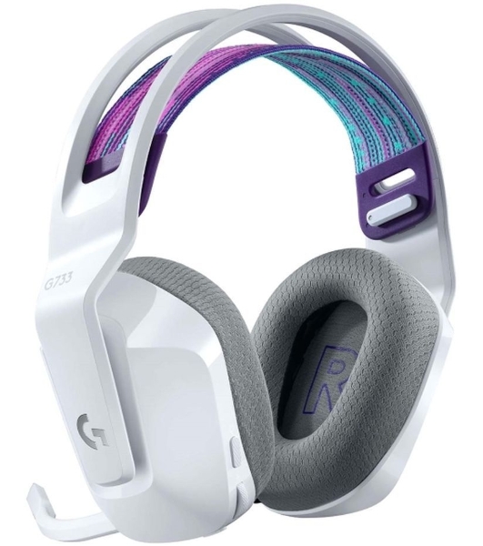 Гарнитура беспроводная LOGITECH G733 LIGHTSPEED Wireless RGb Gaming Headset - белый - 2.4GHZ - EMEA