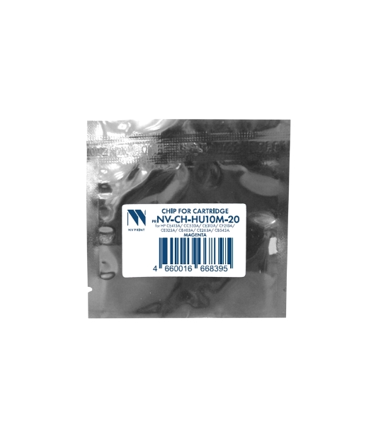 Чип NVPrint универсальный для HP CE413A, CC533A, CE313A, CF213A, CE323A, CE403A, CE263A, CB543A Magenta (20 шт) совместимый