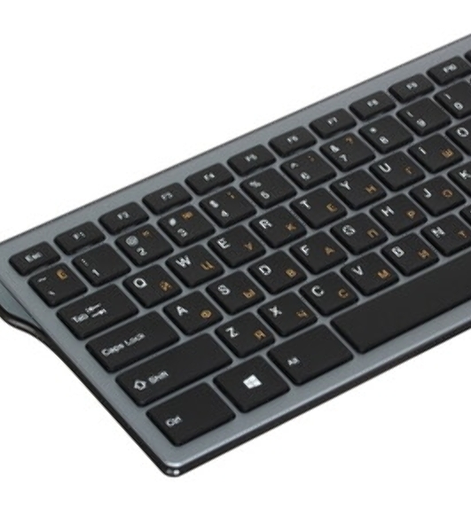 Клавиатура Oklick 890S беспроводная, радиоканал, серый