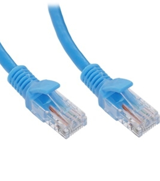 Патч-корд LSZH медный UTP Cablexpert PP30-10M/B cat.5e, 10м, литой, многожильный, синий