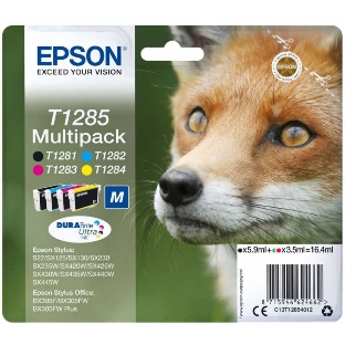 Картридж струйный Epson T1285 C13T12854012 4цв. набор карт. для Epson S22/SX125