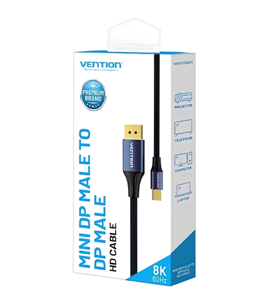 Кабель Vention DisplayPort v1.4 20M/Mini DP M - 1.5м