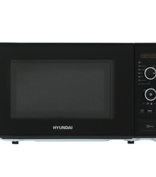 Микроволновая печь Hyundai HYM-D3032 черный, 20 л, 700 Вт, переключатели - кнопки, поворотный механизм