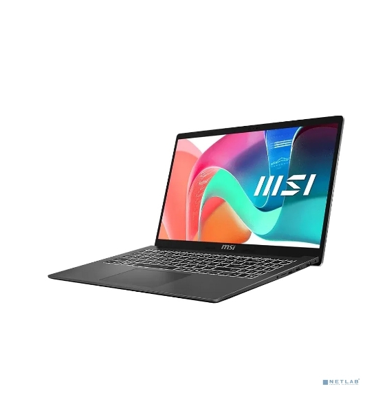 Ноутбук MSI Modern 15 F1MG/15.6'/IPS/Intel Core 5 120U/16GB/512GB SSD/Intel Graphics/DOS/серый/1.7kg