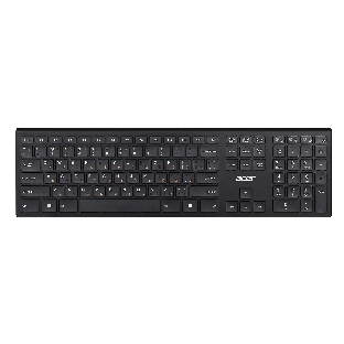 Клавиатура беспроводная Acer OKR020, USB, Радиоканал, черный