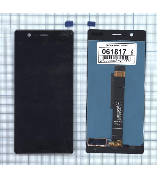 Дисплей для Nokia 3, черный