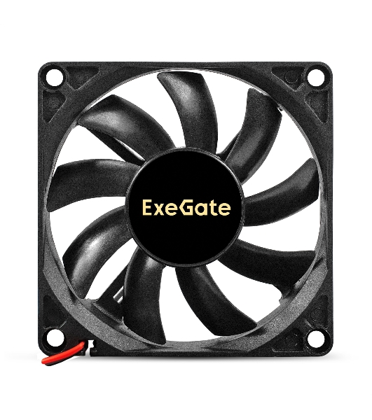 Вентилятор 12В DC ExeGate EX08015S2P (80x80x15 мм, Sleeve bearing (подшипник скольжения), 2pin, 2000RPM, 20dBA)