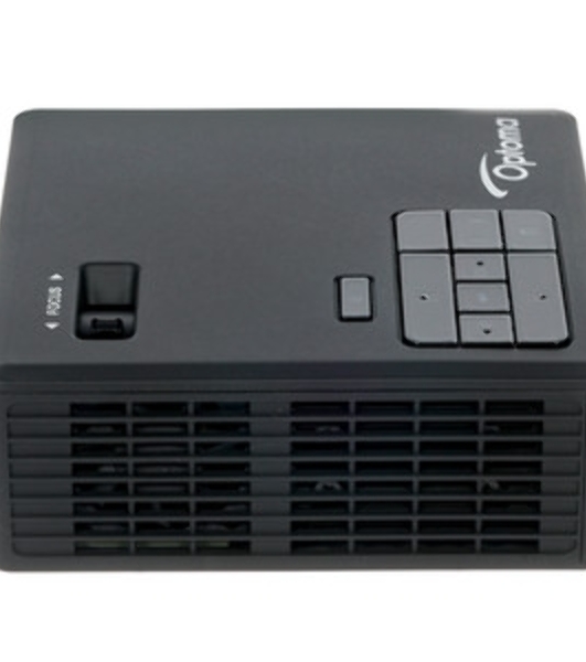 Проектор Optoma ML750e (DLP, LED, WXGA 1280x800, 700Lm, 15000:1, HDMI, USB, MHL, MicroSD, 1x1W speaker, 3D Ready, led 20000hrs, черный, 0.38kg)