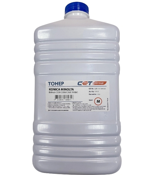 Тонер CET NF8M TN-324 для Konica Minolta Bizhub C258/C308/C368 Magenta, 500г/бут