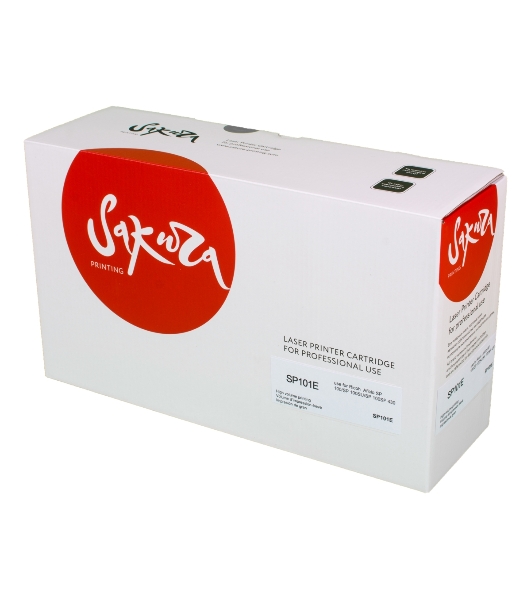 Картридж Sakura SP101E Black для Ricoh Aficio SP 100, SP 100SU, SP 100SF, SP 112, черный, 2000 к.