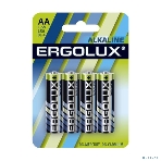Элемент питания алкалиновый Ergolux LR6 BL-4 LR6 BL-4 1.5В Alkaline (блист.4шт), фото2