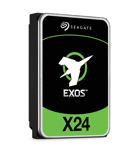Жесткий диск серверный Seagate 3.5'; 24TB Exos X24 SAS 12Gb/s, 7200 rpm, 512 MB ST24000NM007H