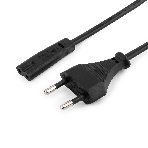 Кабель питания для ноутбуков, аудио/видео техники Gembird 0.5м, 2-pin, черный, пакет, фото4