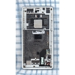 Дисплей для Yota YotaPhone 1 C9660 черный с белой рамкой, фото 1