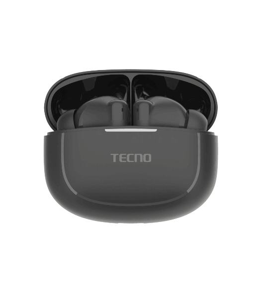 Наушники TWS Tecno Buds 4 Air черный, внутриканальные, Bluetooth, до 6 ч