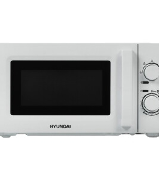Микроволновая печь Hyundai HYM-M2005 белый, 20 л, 700 Вт, переключатели - поворотный механизм