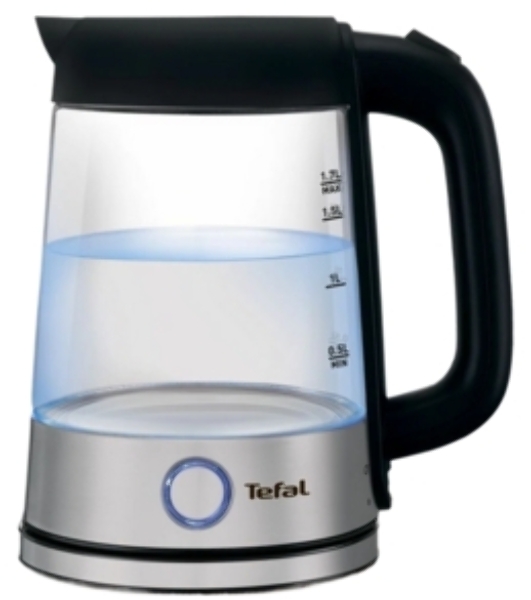 Электрочайник Tefal KI750D30 серебристый, 1.7 л, 2400 Вт, скрытый нагревательный элемент