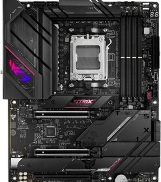 Материнская плата ASUS ROG STRIX B650E-I GAMING WIFI, AM5, AMD B650, 2xDDR5, 2xSATA, 2xM.2, 1xPCIe 5.0 x16, 1xHDMI, 1x 2.5Gb LAN, 4xUSB-A 3.2 Gen 2, 1xUSB-A 3.2 Gen 1, 1xUSB-C 3.2 Gen 2x2, 3x3.5 мм, 7.1, Mini-ITX