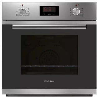 Духовой шкаф электрический Darina 1U5 BDE 112 708 X5 серебристый, встраиваемый
