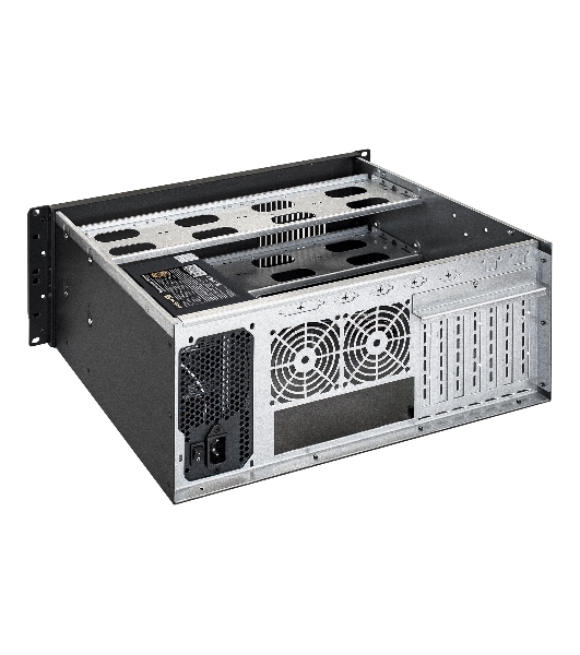 Серверный корпус ExeGate Pro 4U300-08 (RM 19', высота 4U, глубина 300, БП 1200PPH-SE 80 PLUS® Bronze, USB)