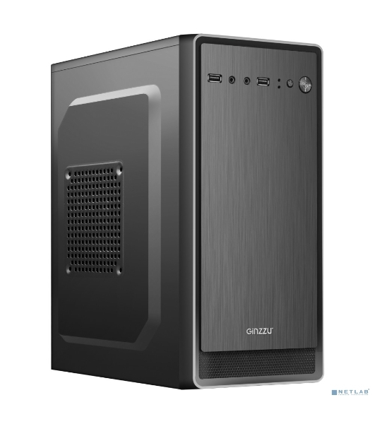 Компьютерный корпус Ginzzu B180 2хUSB 2.0,AU w/o PSU