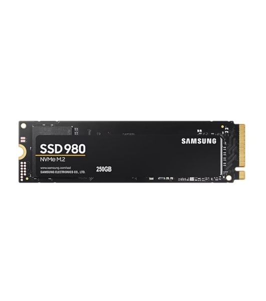 Накопитель SSD Samsung 980, 250Gb, PCIe 3.0 x4, M.2 2280, NVMe, R/W 2900/1300