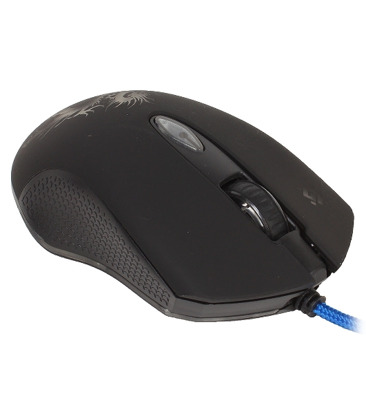 Мышь проводная Defender Sky Dragon GM-090L черный, 3200 dpi, USB, кнопки - 6