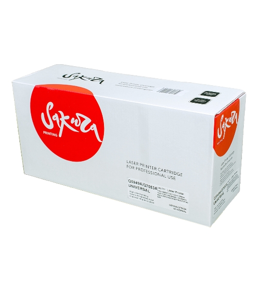 Картридж лазерный Sakura Q5949A/Q7553A для HP для HP P2014/P2015/M2727, LJ 1160/1320/3390/3392, черный, 2500 к.