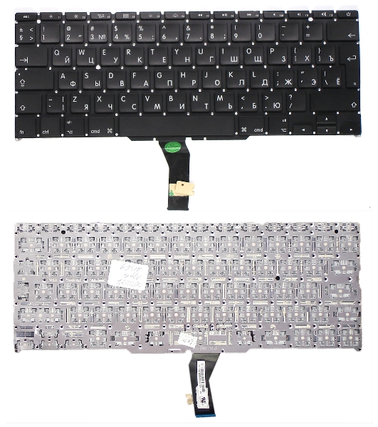 Клавиатура для ноутбука MacBook A1370 большой Enter 2011+ с подсветкой RU