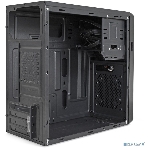 Компьютерный корпус Minitower ExeGate EX286439RUS BA-309U2-400W-8 (mATX, БП AA400 с вент. 8см, 1хUSB+2хUSB 3.0, HD аудио, чер), фото3