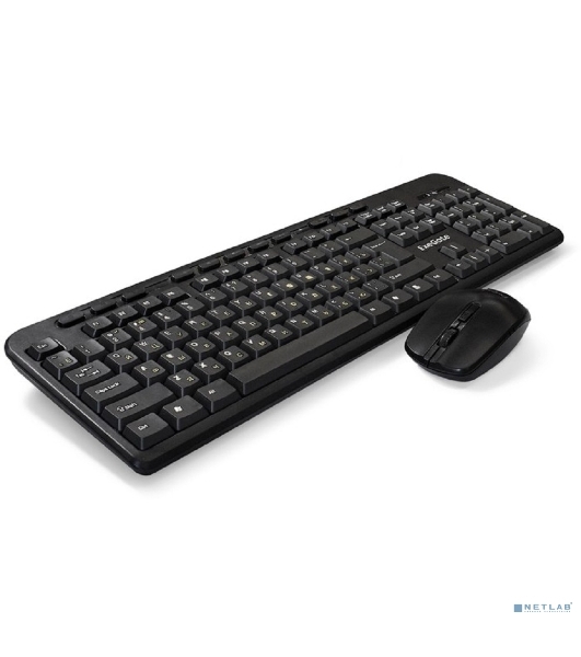 Комплект клавиатура+мышь ExeGate Professional Standard Combo MK240 беспроводной, USB, 1200 DPI, чёрный