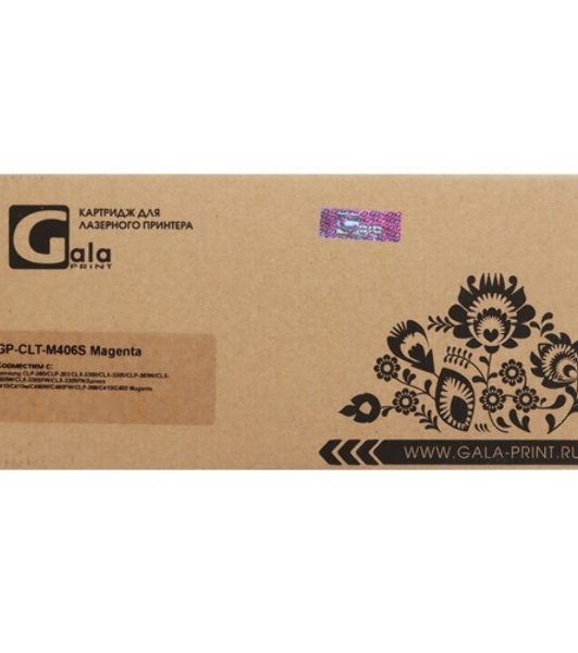 Картридж лазерный GalaPrint GP-CLT-M406S Magenta (1000 стр) для Samsung CLP-360/CLP-365/CLX-3300/CLX-3305/CLP-365W/CLX-3305W/CLX-3305FW/CLX-3305FN/Xpress C410/C410w/C460W/C460FW/CLP-368/C410/C460