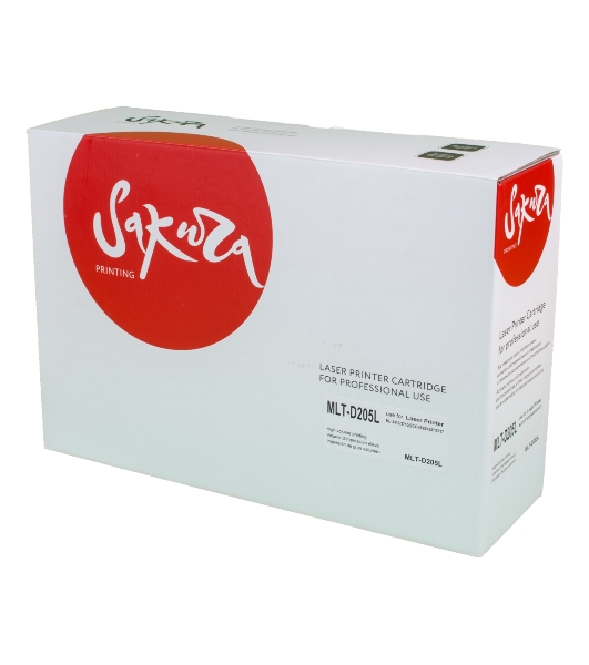 Картридж лазерный Sakura MLTD205L для Samsung ML-3310/3312/3710/3712ND SCX-4823/4833HD/5737/5637HR/5639/573, черный, 5000 к.