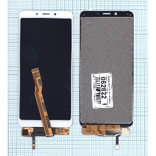 Дисплей для Xiaomi Redmi 6, Redmi 6A в сборе с тачскрином белый