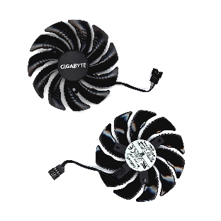 Вентилятор (кулер) для видеокарты Gigabyte RX 470, 570, 580, GTX 1060 88мм 4-pin