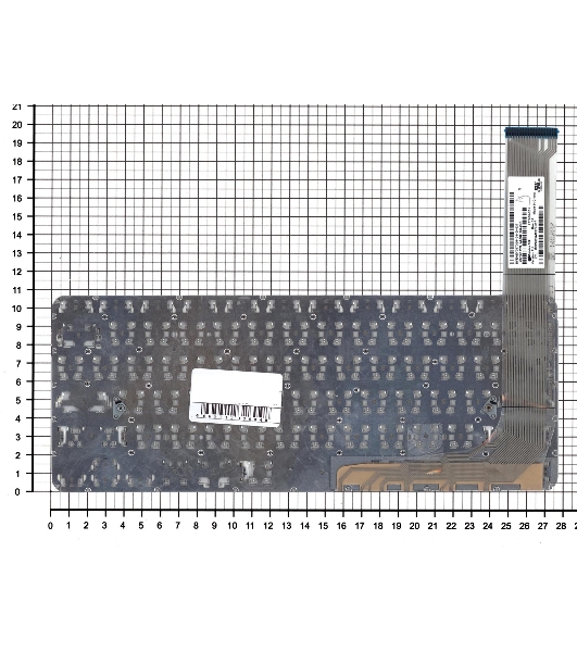 Клавиатура для ноутбука HP Chromebook 14 G3 G4 14-2000 14-ak 14-q белый