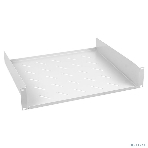 Полка Cabeus, консольная, 2U, 400 мм Г, для шкафов и стоек, серый, фото 1